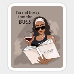 Girl boss Sticker